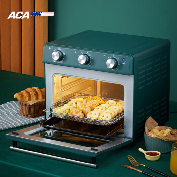 与美食零距离，颜值和功能并存，ACA空气炸锅烤箱上手体验