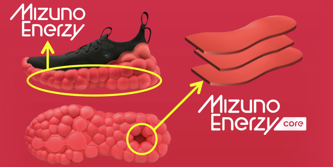 超级爆米花！美津浓发布全新高科技跑鞋「MIZUNO ENERZY」