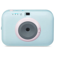LG趣拍得拍照式口袋相机随手拍立得手机照片打印机图片打印机袖珍照相机PC389S蓝色