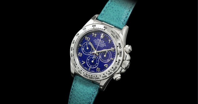 稀有青金石劳力士 Daytona,成为有史以来最昂贵的自动计时码表