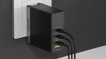 SHARGE 闪极推出100W 四口GaN充电头，同时充3台MacBook 首发价239元