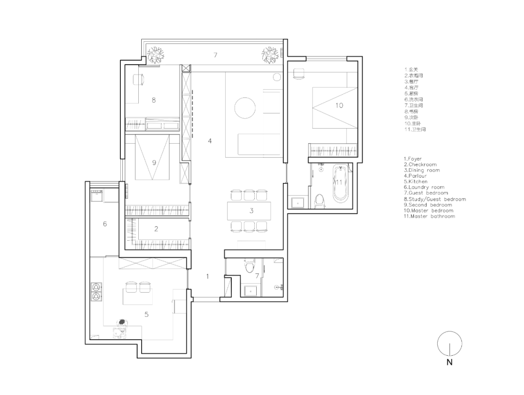 90后小哥哥 130m² 单人居爆改，简约不失优雅与格调