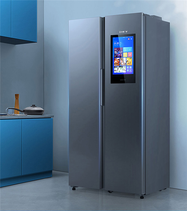 云米互动大屏冰箱发布：对开门458L 18格分储