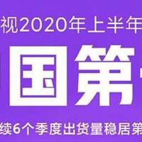 2020年上半年小米电视出货量中国第一；realme真我V5手机官宣