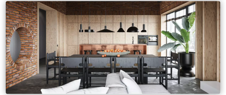 砖墙 木饰面 工业风这样设计超有范 什么值得买