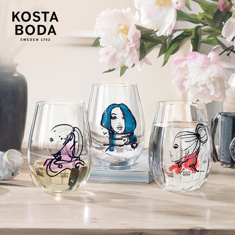 Kosta Boda 6款高颜值的杯子，喝白开水都是优雅的！杯子控必看