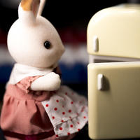 森贝儿家族 篇三：巧克力兔妈妈，要开始做饭啦~ 5014 巧克力兔妈妈家具套装