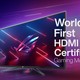 华硕ROG宣布全球第一款HDMI 2.1认证显示器，4K 120Hz无压力