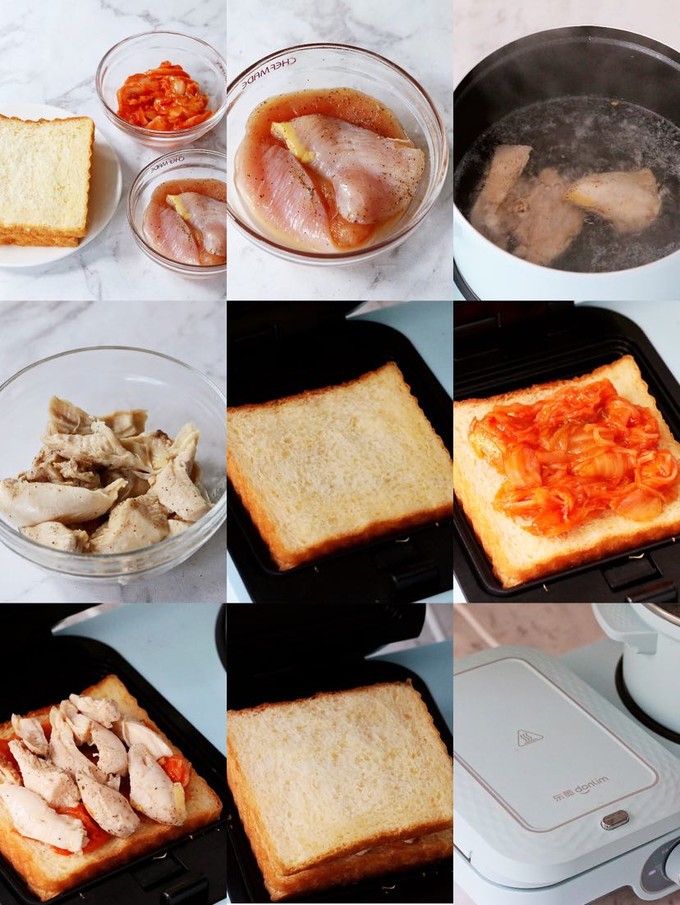 一周早餐不重样，盘点6种三明治+豆浆做法，营养又健康