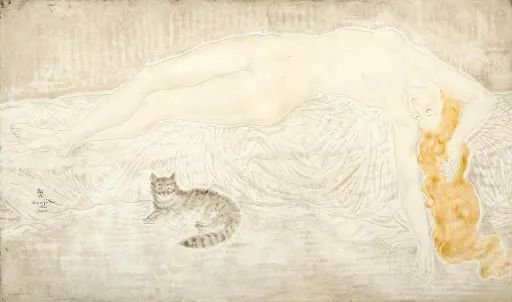 巴黎画派中的东方面孔，与常玉同齐名的“猫奴”画家藤田嗣治
