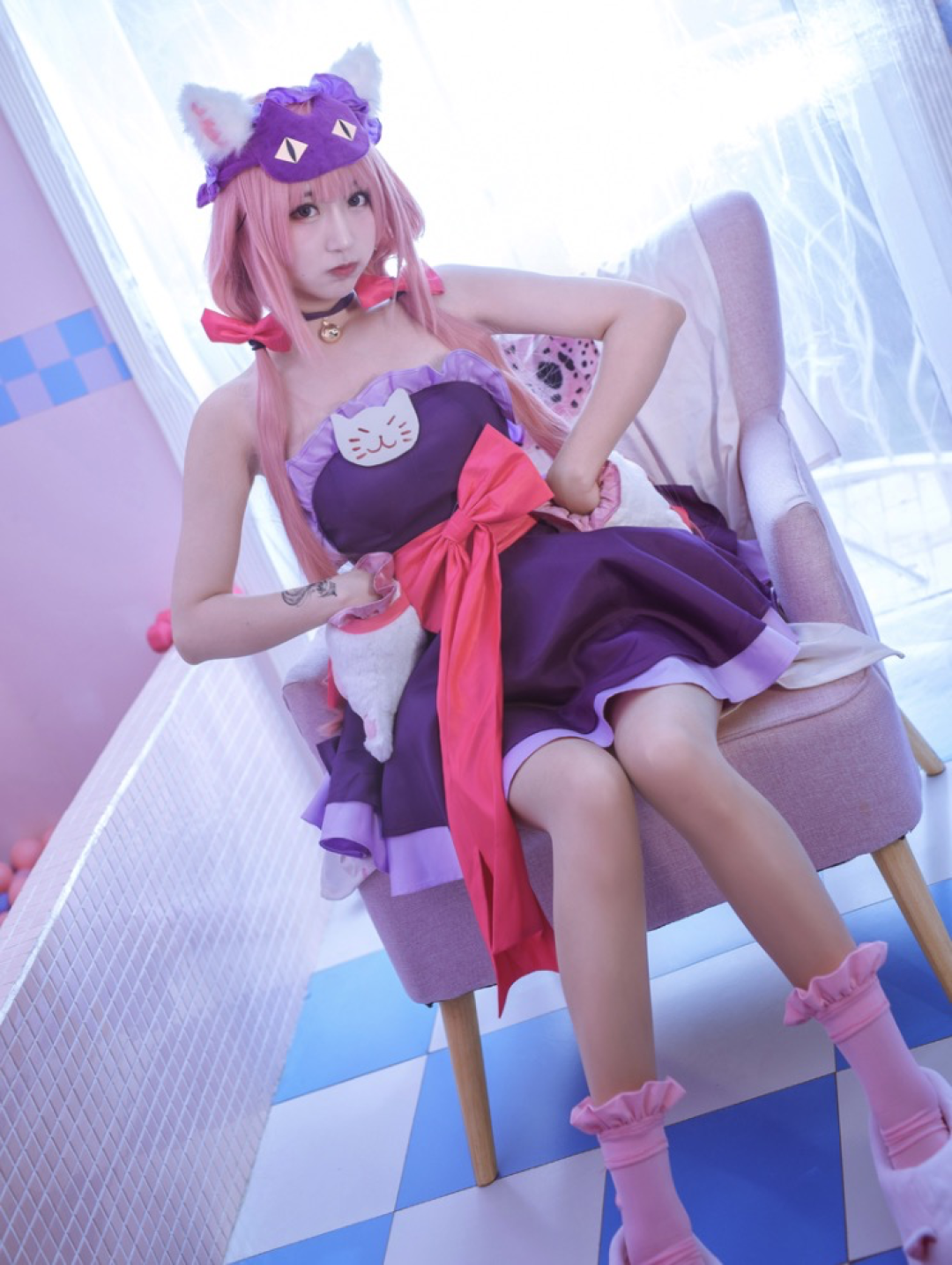 "去购买￥108【初兽猫预购】王者荣耀遇见神鹿瑶cosplay服装cos衣服