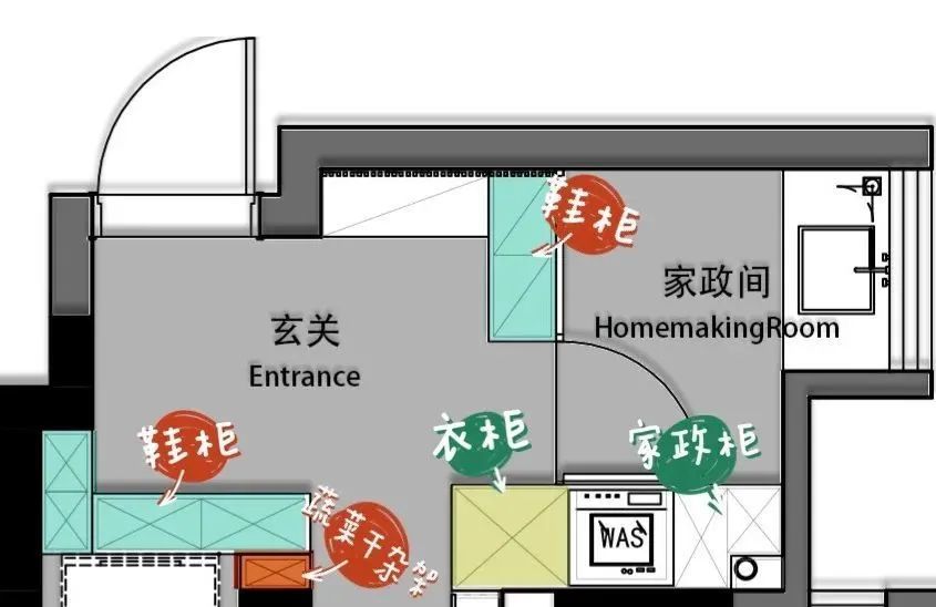 110㎡一家人住，雾绿波纹板+超多收纳，有娃家庭也能清爽又整洁。