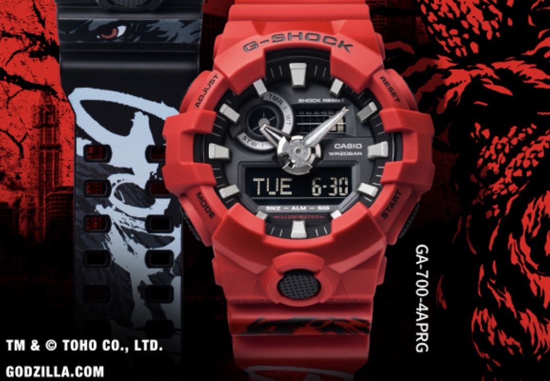 巨兽来袭！G-SHOCK x 哥斯拉联名款，这一波怎么样？