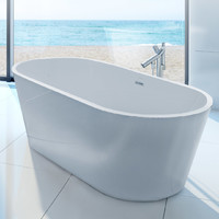 惠达悦享系列家用浴缸：亚克力薄边设计，空间更大还保温