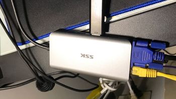 ssk飚王 type-c扩展坞分线器华为苹果电脑USB-C转HDMI线转换器3.0usb