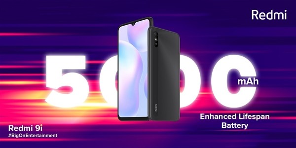 红米Redmi 9i在印发布，5000mAh续航2天，预装MIUI 12