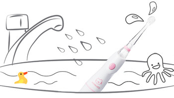 口力米大COLIMIDA儿童电动牙刷，一只可以边洗澡边玩耍的软毛电动牙刷