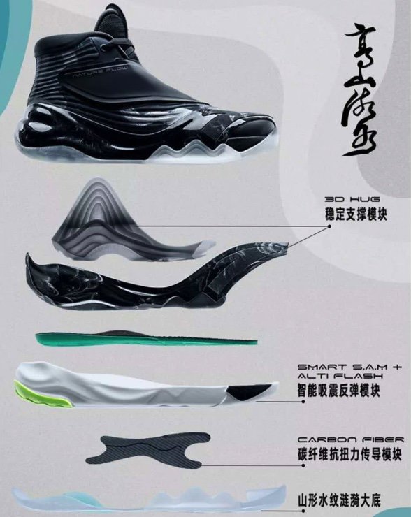 “高山流水”的东方美学：ANTA 安踏 发布 KT6 汤普森第六代签名球鞋