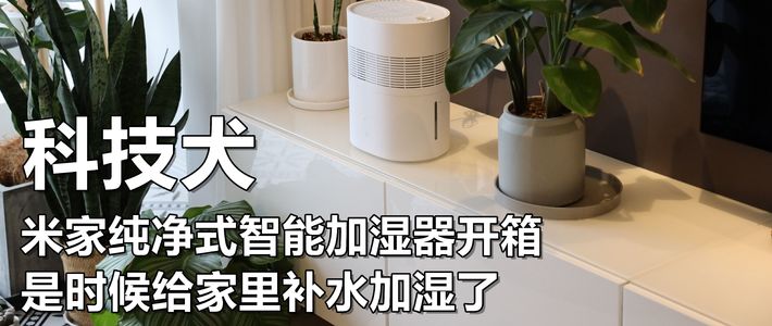 米家纯净式智能加湿器开箱 告别秋燥 湿 意满屋 加湿器 什么值得买