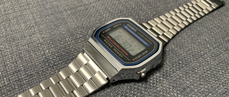 卡西欧a168廉价小银块开箱给小侄子的礼物