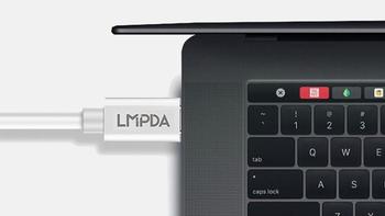LMPDA推出2米雷电3数据线，支持40Gbps数据传输100W充电