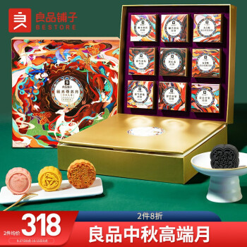 京东卖到爆的良品铺子 琼音珍果（敦煌联名）月饼礼盒真是惊喜不断！