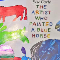 英语启蒙：绘本精读+手工游戏-The Artist Who Painted a Blue Horse
