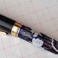 钢笔使用感受 篇一：弘典1837蓝花（一花一世界）