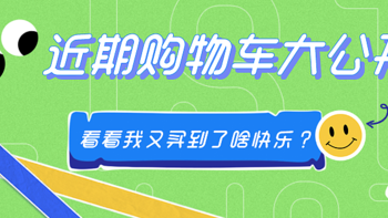 实用攻略 篇三：近期购物车大公开，看看我又买到了啥快乐？