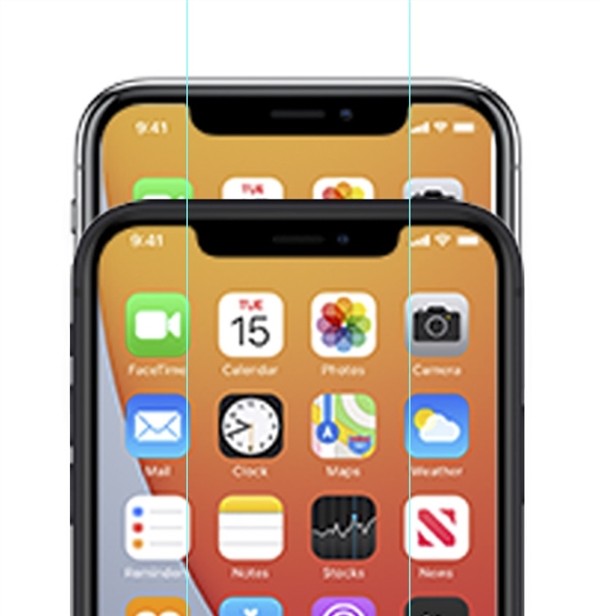 刘海更窄、直边框设计：苹果新图标提前泄漏 iPhone 12 外形