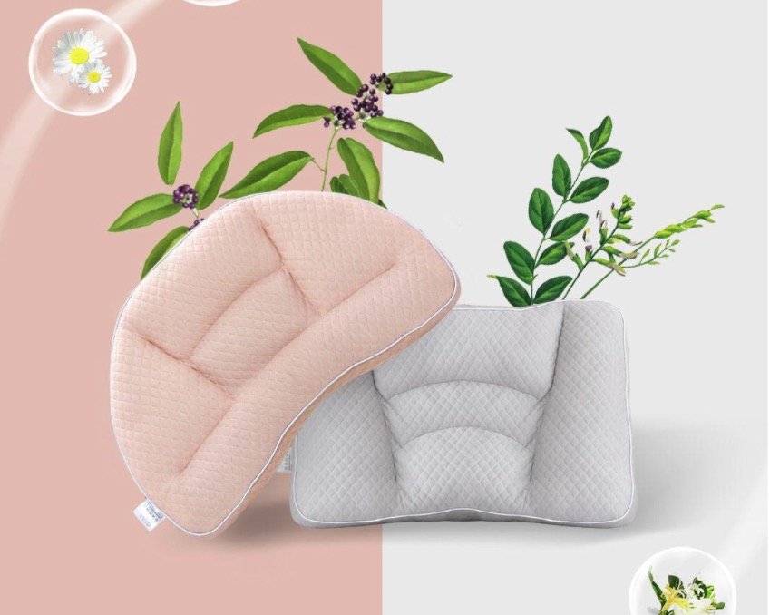 小米有品上新绘睡苦荞枕：男女款不同草本配方，苦荞流动护颈，分区设计