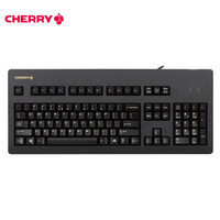 樱桃（Cherry）G80-3494LYCUS-2机械键盘有线键盘游戏键盘全尺寸键盘经典复古全键无冲黑色红轴