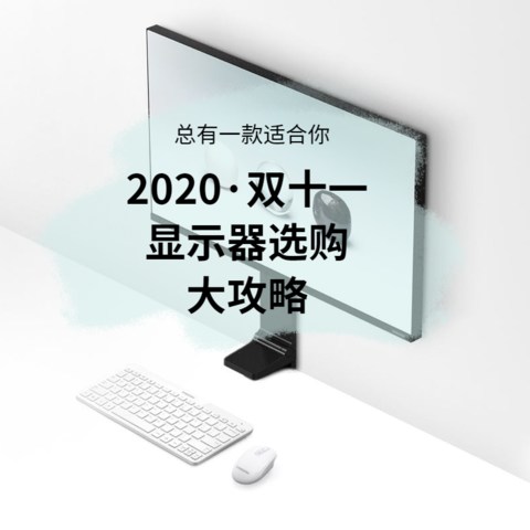 总有一款适合你  2020·双11 显示器选购大攻略