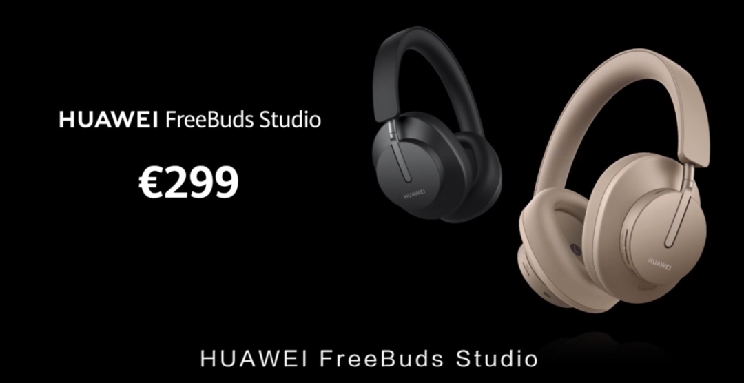 华为发布 FreeBuds Studio 头戴式降噪耳机、Sound智能音箱、保时捷定制款Watch GT 2等新品