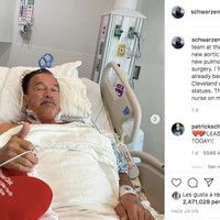 州长施瓦辛格再次住院，进入克利夫兰医学中心接受动脉瓣膜更换手术，73岁依然硬朗