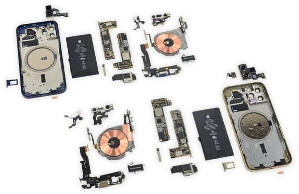 组件模块化设计、屏幕可互换：iFixit 拆解 iPhone 12/Pro