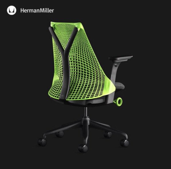 是心动啊！Herman Miller 人体工学 Sayl 电竞椅，霓虹绿炫酷上新