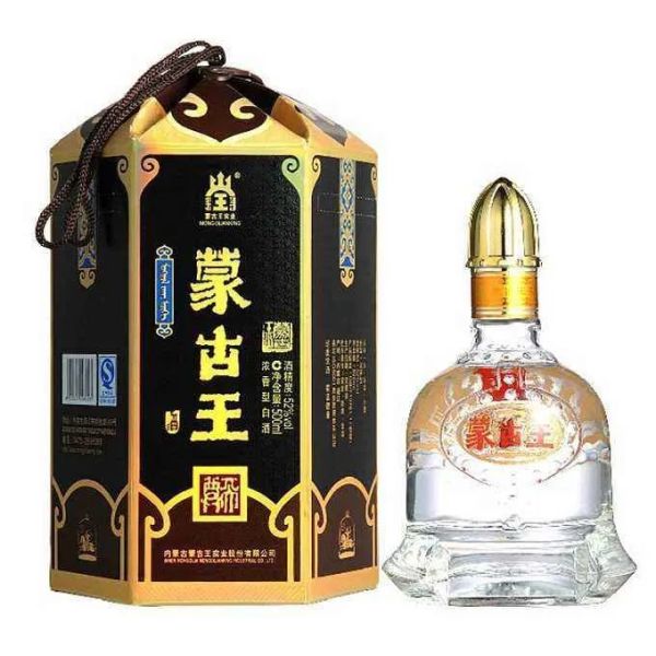 MONGOL I ANK ING 蒙古王金帐52%vol 浓香型白酒500ml*4瓶整箱装【报价