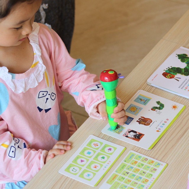 小彼恩毛毛虫点读笔Wifi版评测，解决英语启蒙难点，四岁宝宝实测