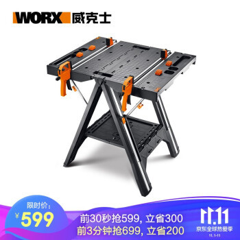 为了兼顾DIY和老腰 - WORX 威克士WX051打造多功能便携工具台