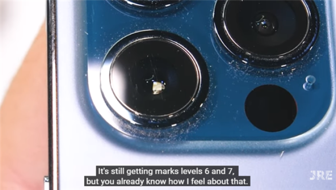 Iphone 12 Pro屏幕 镜头玻璃依旧不耐划 火烧和刚性测试惊喜 手机 什么值得买