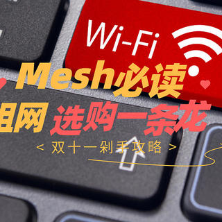 双十一你的mesh攻略来啦！mesh组建、选购一条龙！