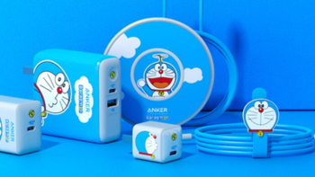 Anker发布哆啦A梦联名款充电套装，可满足iPhone 12、华为Mate40