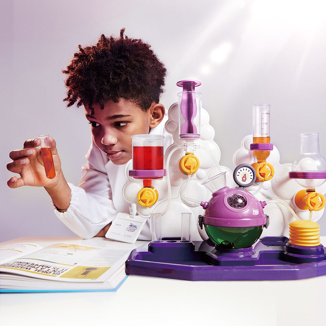 陪娃的欢乐时光，科学罐头泡泡科学实验玩具
