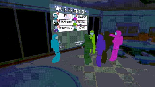 有人在《vr chat》里还原了"太空狼人杀"