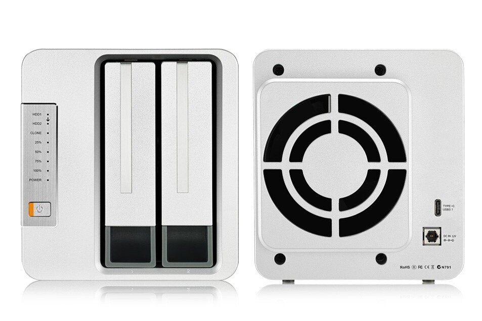 铁威马推出D2 Clone硬盘克隆机， 也可当USB硬盘盒使用