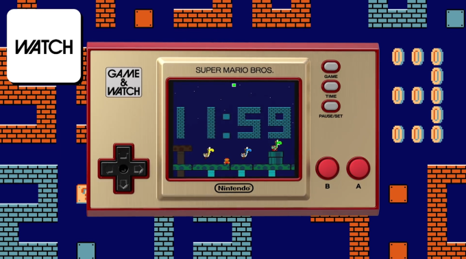 重返游戏:任天堂复古掌机Game&Watch今日发售!