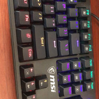 微星gk50z黑色电竞机械键盘