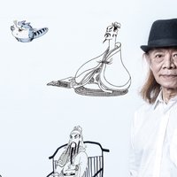 漫画大师蔡志忠在少林寺剃度出家，曾创作《老夫子》《庄子说》等漫画作品