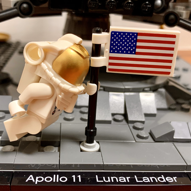LEGO/乐高 NASA 阿波罗11号月球着陆器：这是我个人的一小步，